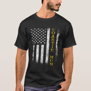 Amerikaanse kustwacht USCG Coastie Mom vlag T-shirt