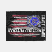 Amerikaanse kustwacht VS-VS Roud Retire Fleece Deken (Voorkant (Horizontaal))