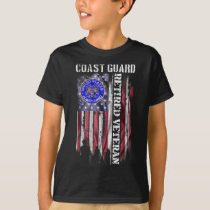 Amerikaanse kustwacht VS-VS Roud Retire T-shirt