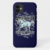 Amerikaanse kwartpaard Case-Mate iPhone case (Achterkant)
