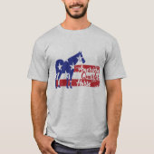 Amerikaanse kwartpaard t-shirt (Voorkant)