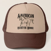 Amerikaanse kwartpaard trucker pet (Voorkant)
