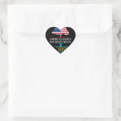 Amerikaanse kweek met Bahamaanse    roetBahamas Hart Sticker (Tas)