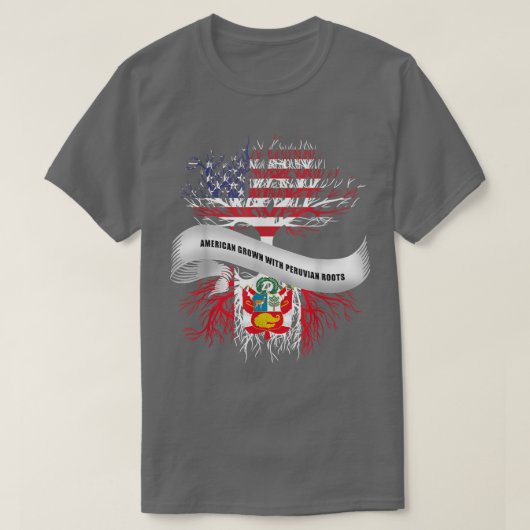 Amerikaanse kweek met Peruaanse roet Peru T-shirt (Design voorkant)