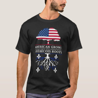 Amerikaanse kweek met Quebecois    RootsQuebec T-shirt