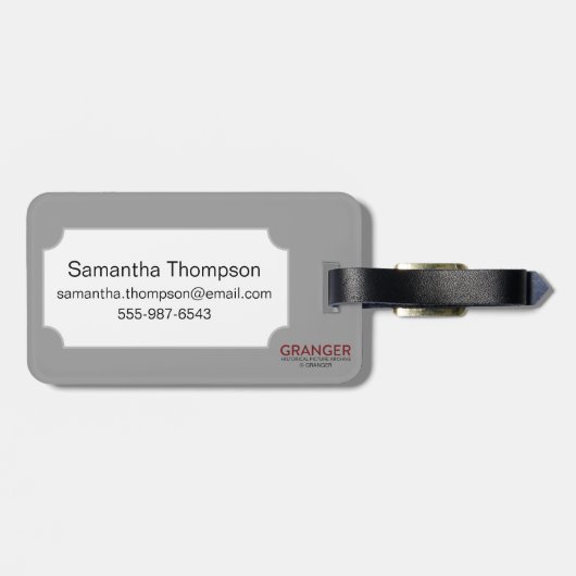 Amerikaanse Labourpartij Bagagelabel (Achterkant horizontaal)