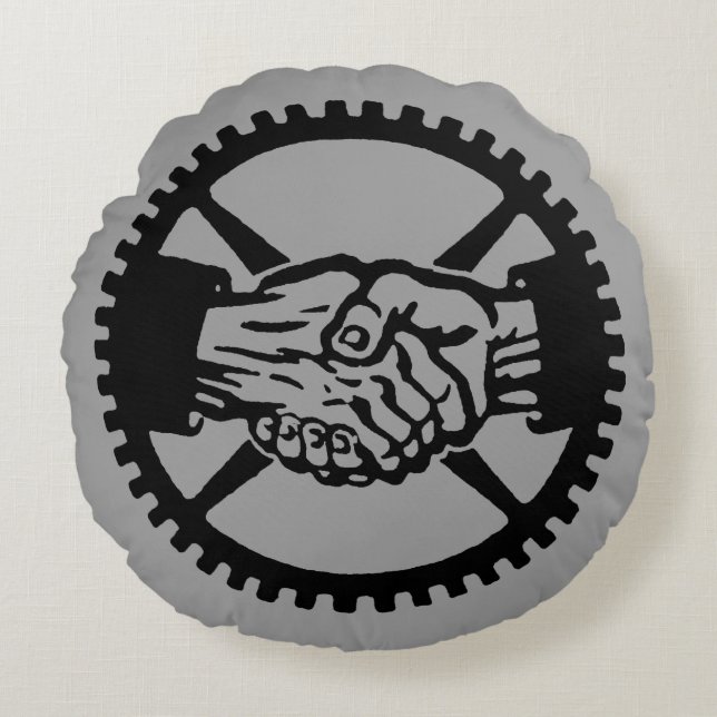 Amerikaanse Labourpartij Rond Kussen (Voorkant)