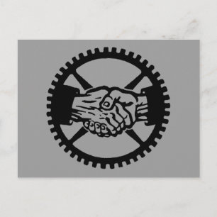 Amerikaanse Labourpartij Uitnodiging Briefkaart