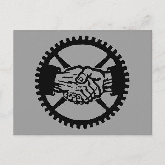 Amerikaanse Labourpartij Uitnodiging Briefkaart (Voorkant)