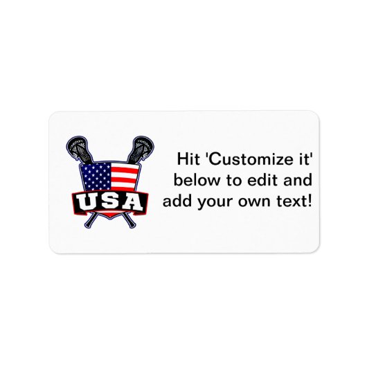 Amerikaanse Lacrosse Etiket (Voorkant)