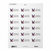 Amerikaanse Lacrosse Etiket (Full Sheet)
