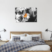 Amerikaanse Lady Butterfly — Verdraaid Canvas — Af (Insitu (Slaapkamer))