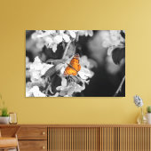 Amerikaanse Lady Butterfly — Verdraaid Canvas — Af (Insitu (Woonkamer))