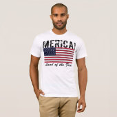 Amerikaanse land van het vrije Shirt (Voorkant volledig)