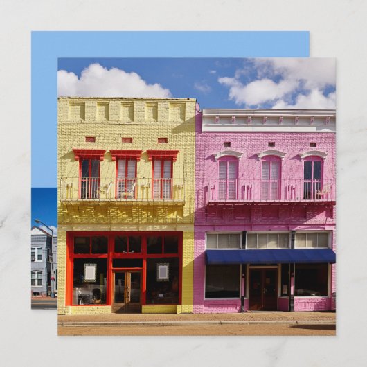 -Amerikaanse landschap Feestdagenkaart (Voorkant / Achterkant)