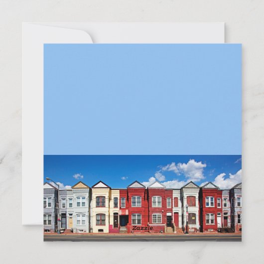 -Amerikaanse landschap Feestdagenkaart (Achterkant)