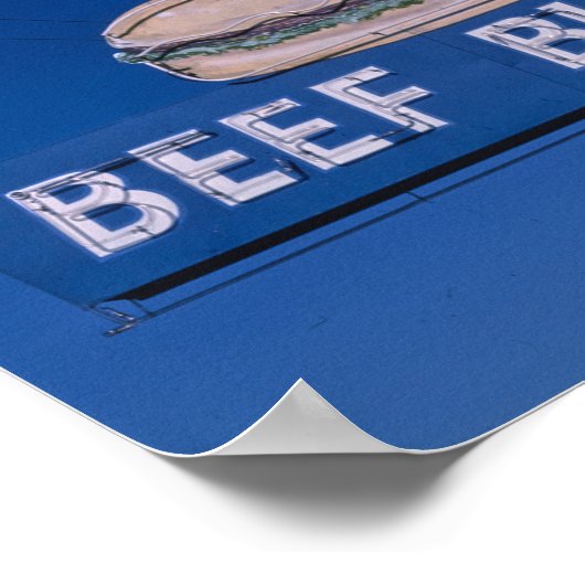 -Amerikaanse landschap Poster (Hoek)