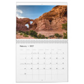 Amerikaanse landschapskalender voor de zuidwesteli kalender (Feb 2027)