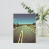 Amerikaanse landschapsreis briefkaart (Staand voorkant)