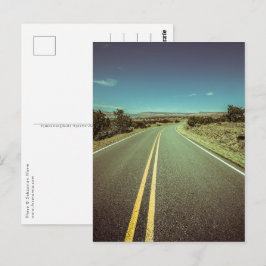 Amerikaanse landschapsreis briefkaart