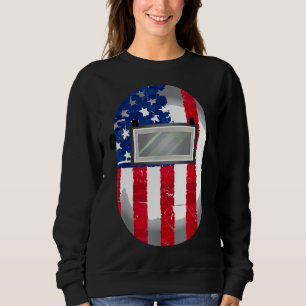 Amerikaanse lasser US vlag laskap geschenk J4tb0 Trui