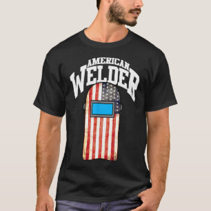 Amerikaanse lasser US vlag lassen capuchon cadeau  T-shirt
