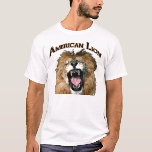 Amerikaanse leeuw t-shirt (Voorkant)
