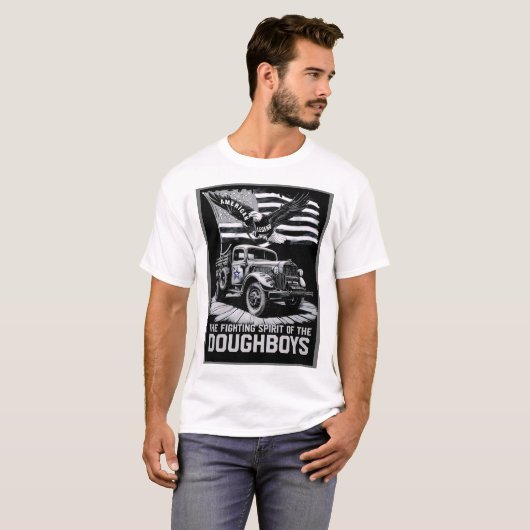 Amerikaanse legende: The Doughboys T-shirt (Voorkant volledig)