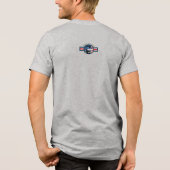 Amerikaanse leger | Mannen Tri-Blend Shirt (Achterkant)