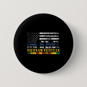 Amerikaanse leger Vietnam Veteraan Amerikaanse Vla Ronde Button 5,7 Cm