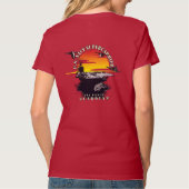 Amerikaanse leger | Vrouwen V-hals T-shirt (Achterkant)