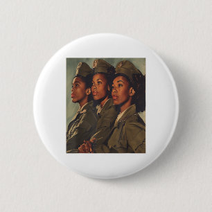 Amerikaanse leger zwarte zusterschap vrouwen sold Ronde Button 5,7 Cm