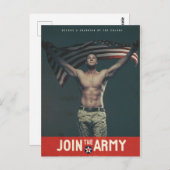  Amerikaanse legervlag Briefkaart (Voorkant / Achterkant)