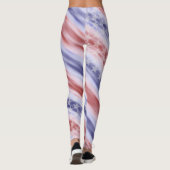 Amerikaanse Leggings met vlag Wearable Art (Achterkant)