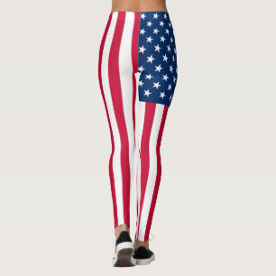 Amerikaanse Leggings op de vlag - Verenigde Staten
