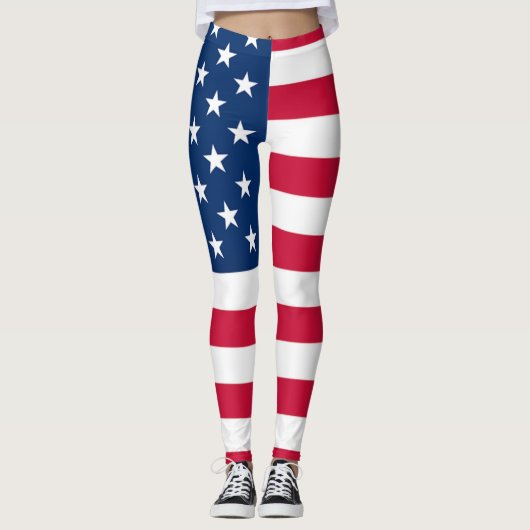 Amerikaanse Leggings Vlag VS (Voorkant)