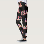 Amerikaanse Leggings voor de vlag - VS - patriotti (Links)
