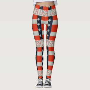 Amerikaanse Leggings voor Vlag Vrouwen