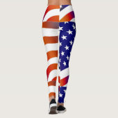 Amerikaanse Leggings voor Vlag Vrouwen (Achterkant)