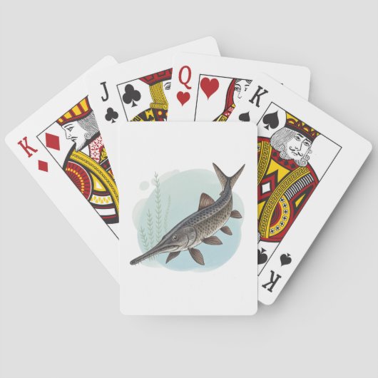 Amerikaanse Lepelsteur Pokerkaarten (Achterkant)