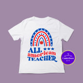 Amerikaanse leraar terug naar school T-shirt