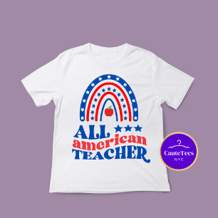 Amerikaanse leraar terug naar school T-shirt