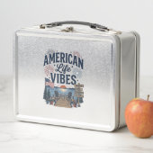 Amerikaanse Levensvibes Patriottische Meer Vector (In situ)