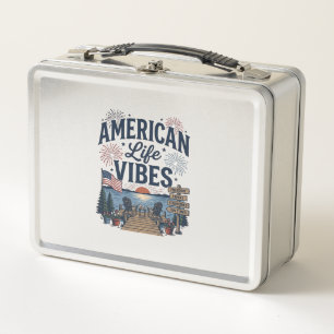 Amerikaanse Levensvibes Patriottische Meer Vector