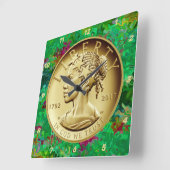 Amerikaanse Liberty Gold Coin 2017 Vierkante Klok (Hoek)