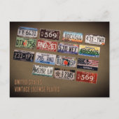  Amerikaanse licentie-Borden Briefkaart (Voorkant)