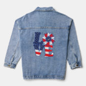 Amerikaanse liefdesaffaire denim jacket (Achterkant)