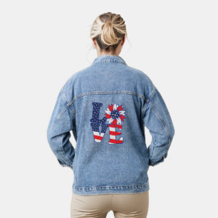 Amerikaanse liefdesaffaire denim jacket