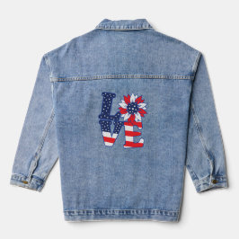 Amerikaanse liefdesaffaire denim jacket