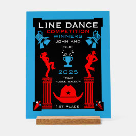Amerikaanse Line Dancing Competitie Acryl Bord